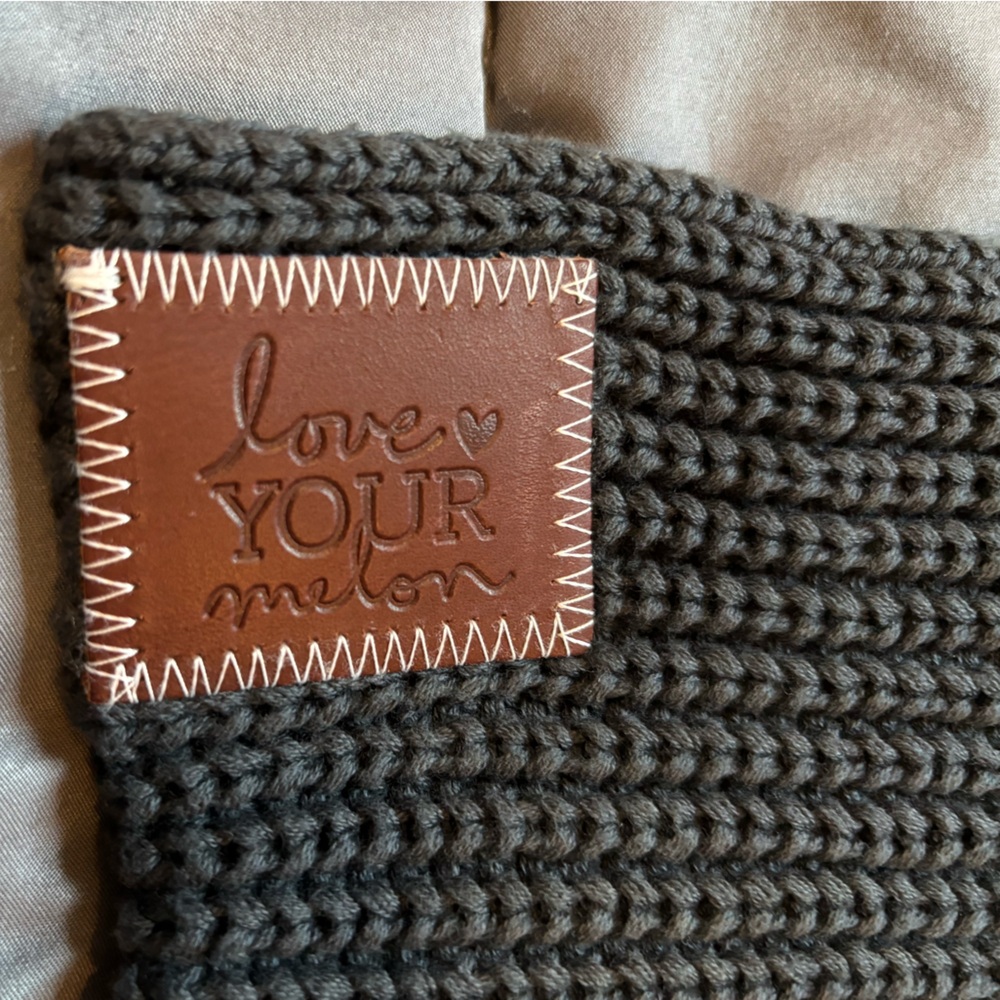 Love Your Melon Charcoal Knit Infinity Scarf